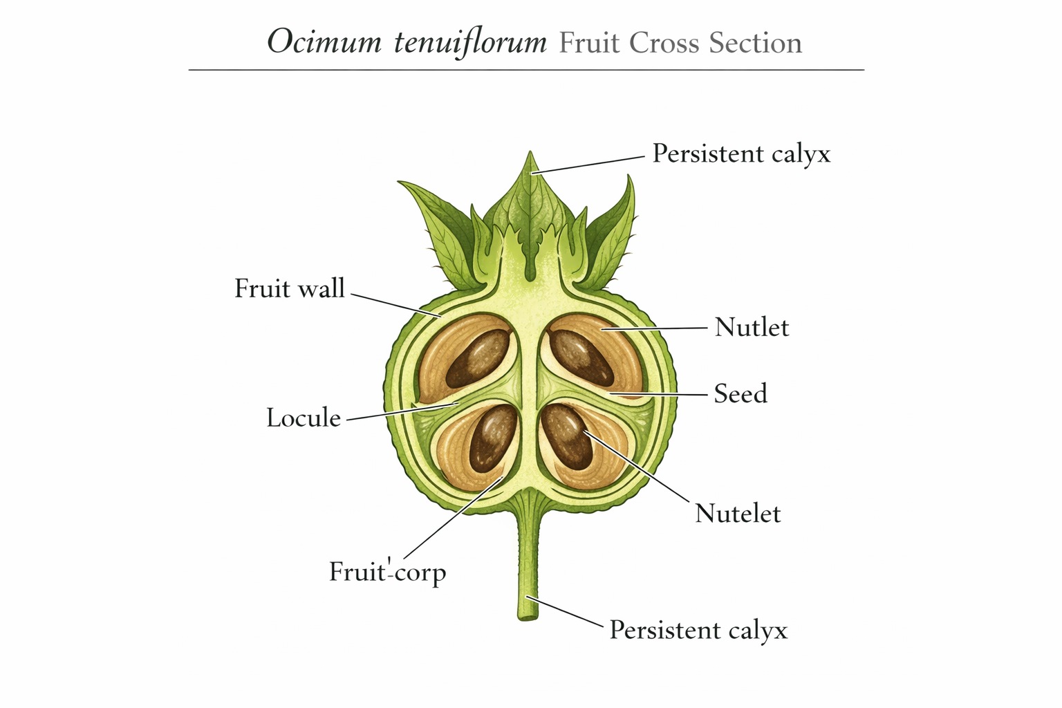 Tulsi Plant (Ocimum tenuiflorum), Identification, Habitat & Botanical ...