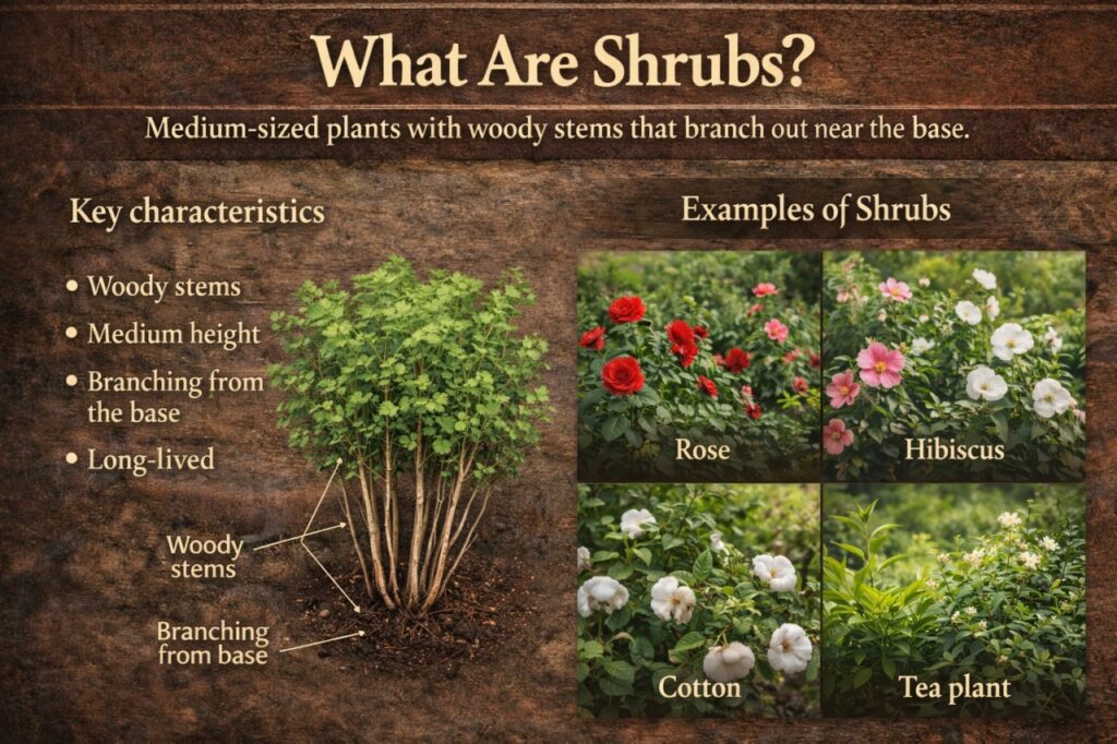 what are shrubs
